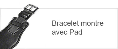 Bracelet montre avec pad