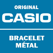 Bracelet Caoutchouc Casio Noir - Authentique - Fabriqué Au Japon
