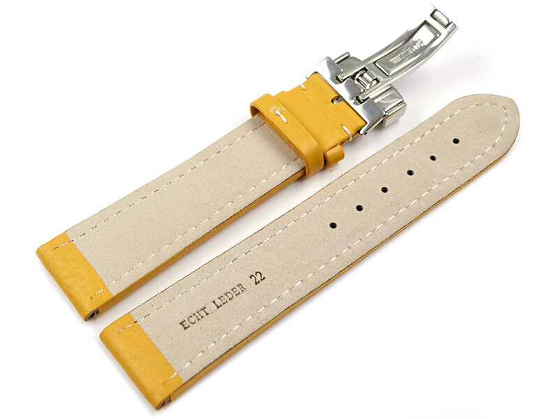 ZRC Bracelet de Montre 18MM cuir veau grainé rose neuf