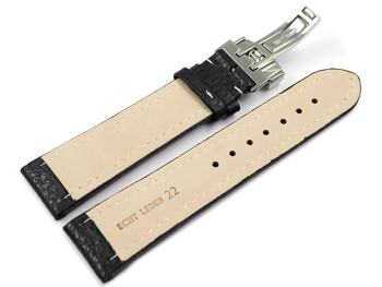 Bracelet de montre - cuir de veau grainé...