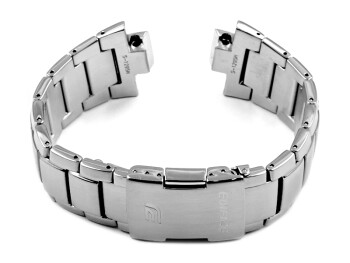 Bracelet de montre Casio p. EQW-A1000DB-1AER, EQW-M1100DB-1AER, acier inoxydable, brossé