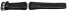 Bracelet montre Casio p. Edifice EFR-515PB, résine, noire