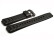 Bracelet montre Casio p. Edifice EFR-515PB, résine, noire