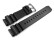 Bracelet montre Casio p. G-Shock G-9100, G-9100-1, résine, noire