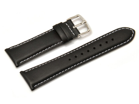 Bracelet de montre Casio pour AMW-105L, cuir, noir