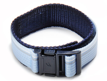 Bracelet de montre Casio à fermeture scratch p. BG-3003V, textile, bleu ciel