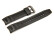 Bracelet montre Casio p. Edifice EF-132PB, résine, noire