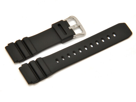Bracelet de montre Casio pour MDV-106, résine. noire