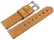 Bracelet de montre haut de gamme - cuir de veau - naturel XL 22mm