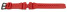 Bracelet de montre Casio pour GW-7900RD-4, résine, rouge