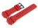 Bracelet de montre Casio pour GW-7900RD-4, résine, rouge