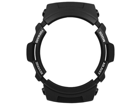 Bezel (Lunette) Casio pour la montre G-Shock AWG-100, AWG-100-1A, résine, noire