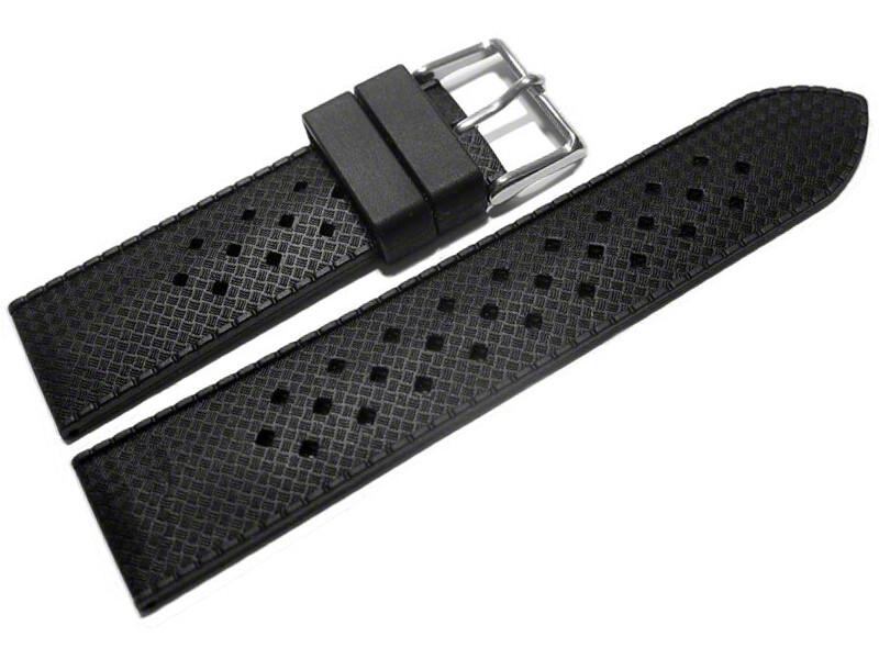 Bracelet De Montre En Cuir Véritable Motif Autruche - Fermoir Papillon - Taille 12 à 24 Mm - Couleurs Rouge Et Vert - Élégant Et Coloré