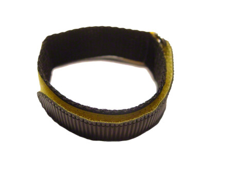 Bracelet de montre scratch nylon - jaune