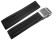 Bracelet sport à boucle déployante - noir - Modèle Carreaux noir