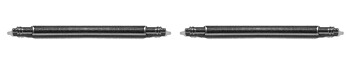 Barrettes-ressorts Casio pour bracelet résine p. SGW-200-1V