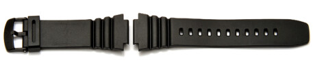 Bracelet de montre Casio pour W-214H, W-214H-1AV, résine, noire