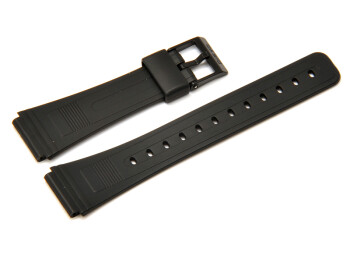 Bracelet montre Casio pour W-71MV, W-86, résine, noire