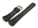 Bracelet montre Casio p. GS-1400B, GS-1100B, GS-1100B, résine, noire