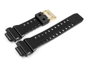 Bracelet montre Casio résine noire brillante p. GD-350BR