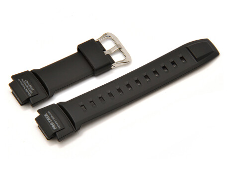 Bracelet de montre Casio pour Pro Trek PRG-270, résine, noire