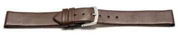 Bracelet montre - marron - à clip de fixation - 14mm Acier