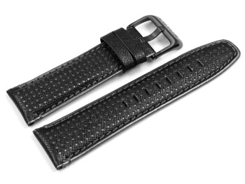Bracelet de montre Lotus pour 15790 cuir noir / gris