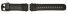 Bracelet de montre Casio p. HDA-600, HDA-600B, résine, noire