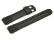 Bracelet de montre Casio p. HDA-600, HDA-600B, résine, noire