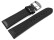 Bracelet de montre - Carbone - noir - couture blanche 20mm Acier