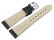 Bracelet montre-grain croco-noir-20mm Acier