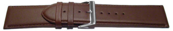 Bracelet de montre -cuir de veau italien-lisse-marron - 26mm