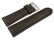 Bracelet de montre - cuir de veau grainé - marron  - 26mm