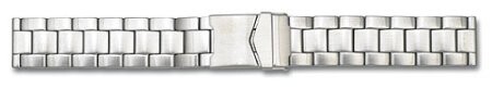 Bracelet montre métal acier inox mat massif 20mm 22mm 24mm