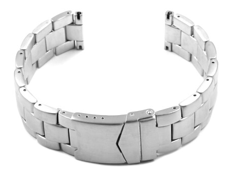 Bracelet montre métal acier inox mat massif 20mm...