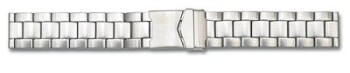 Bracelet montre métal acier inox mat massif 20mm...