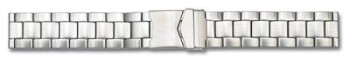 Bracelet montre métal acier inox mat massif 20mm 22mm 24mm