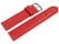 Bracelet montre-cuir de veau de qualité supérieur-souple-rouge 10mm Dorée