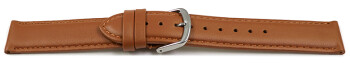 Bracelet montre-cuir veau de qualité supérieur-souple-caramel 12mm Dorée