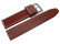 Bracelet montre sport boucle ardillon-silicone -rayure -bordeaux 20mm Acier