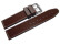 Bracelet montre sport boucle ardillon-silicone -rayure - marron 20mm Acier