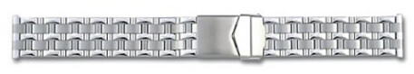 Bracelet-montre en acier inox - plié - mat et poli - 18, 20 mm