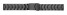 Bracelet montre métal-acier inox-massif-noir mat-24mm
