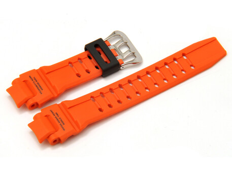 Bracelet de montre Casio p. GA-1000, GA-1000-4AER, résine, orange