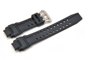 Bracelet de montre Casio p. GA-1000, GA-1000-2A, résine, bleue