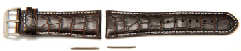 Bracelet montre Casio p.EF-333L, EF-333L-5, cuir marron,...