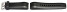 Bracelet montre Casio p. ERA-300B, ERA-300B-1, résine, noire
