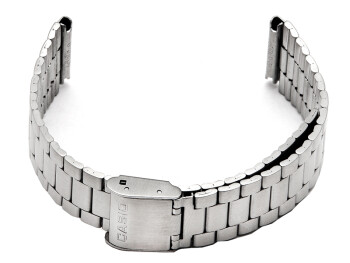 Bracelet de montre Casio p. AQ-B640WD, acier inoxydable, plié, brossé