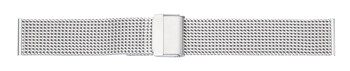 Bracelet montre Milanaise - en acier inoxydable mat - 18,...