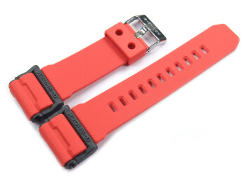 Bracelet de montre Casio pour GD-400, GD-400-4, résine, rouge